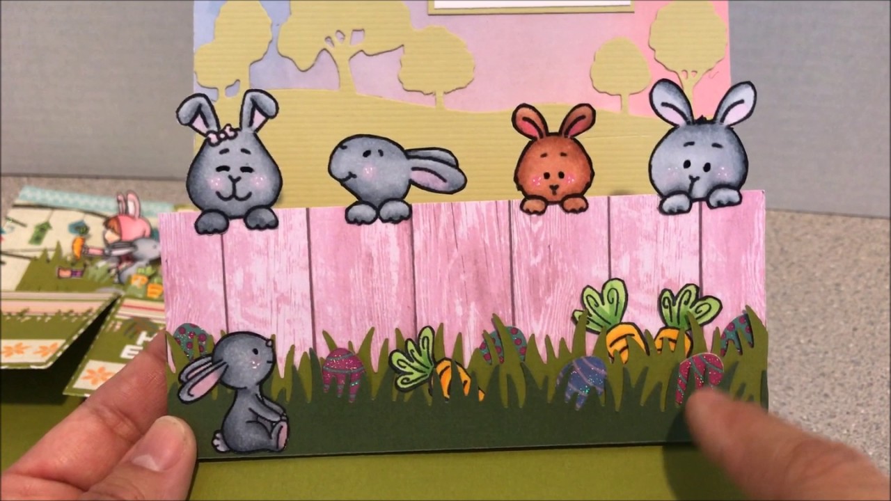 Easter Pop Up card and Box Card - YouTube