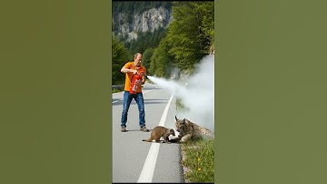 A Kind Man Saved a Lynx from a Vicious Mongoose Attack #animals #wildliferescue #rescueefforts