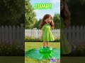 Color Jump Challenge 🌈 | Learn Colors with Fun for Kids | Red Yellow Blue Magic! 🎨#shorts