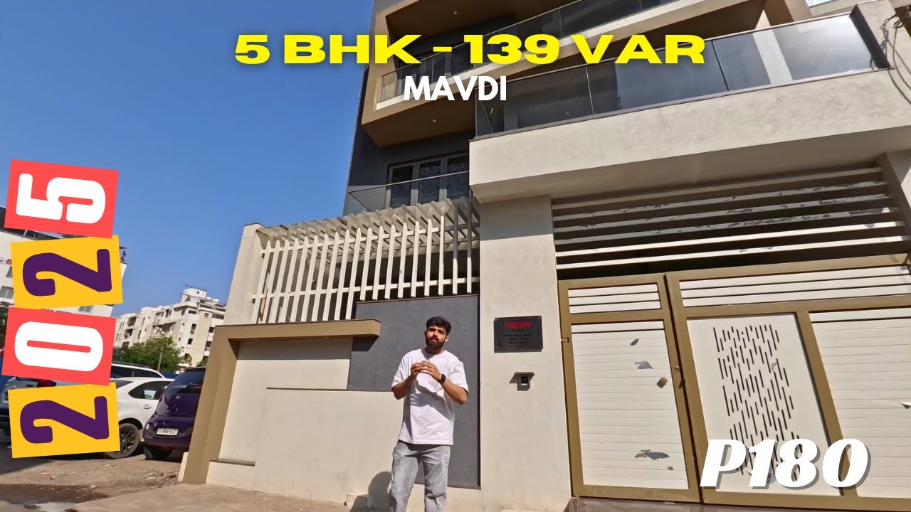 5BHK || 139 VAR || MAVDI || BUNGALOW || NEW || FULLY FURNISHED || BOX ELEVATION || RAJKOT || SELL