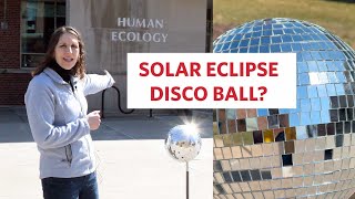 You Can View the Solar Eclipse with a Disco Ball!