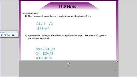 11.5 Areas of Regular Polygons