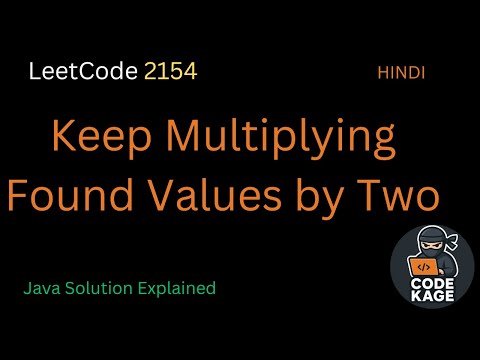 LeetCode 2154 | Keep Multiplying Found Values by Two | Simple & Easy