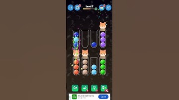 Sort Puzzle Brain Test Gameplay | Level 7 #sortpuzzlebraintest #gameplay #gamenations1