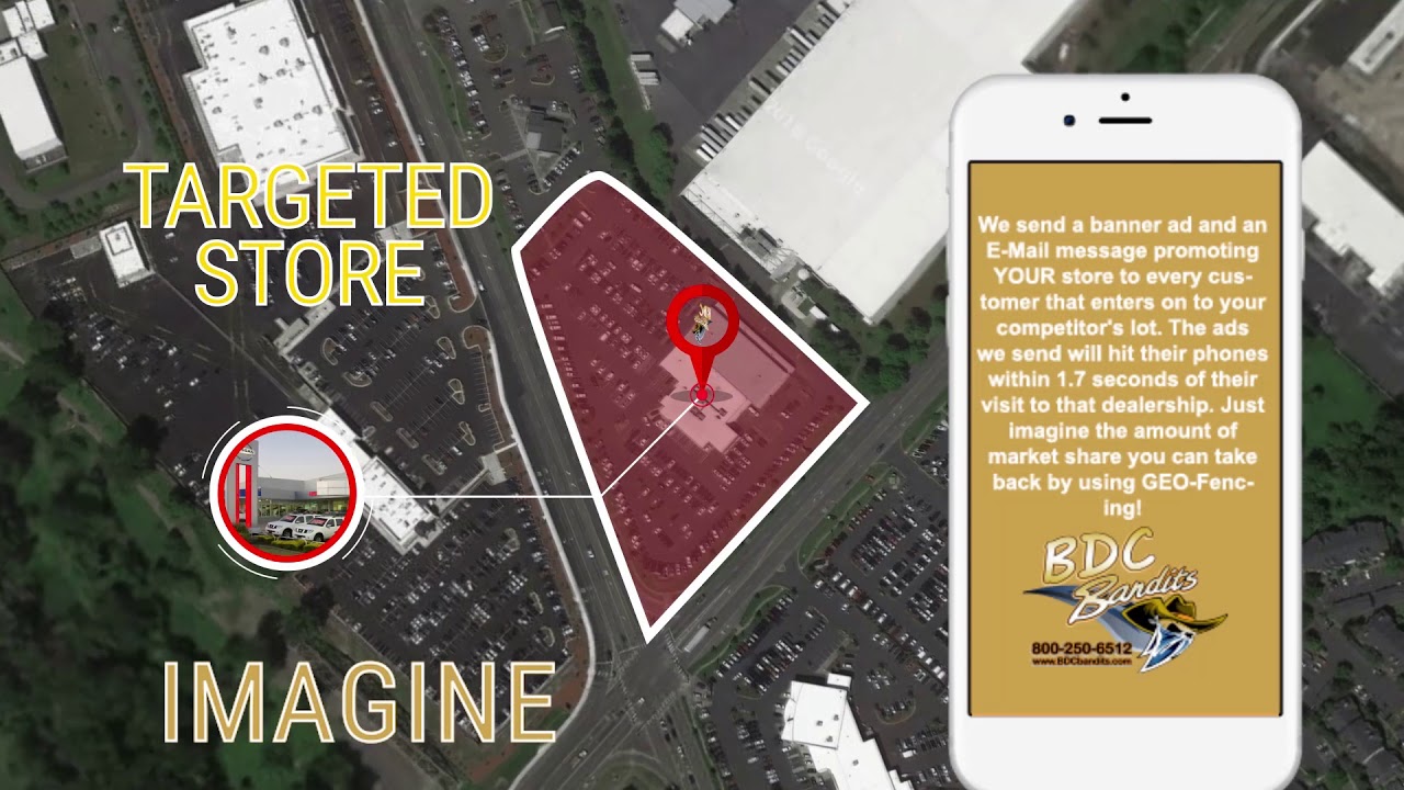 Geo Fencing Video, auto dealers YouTube