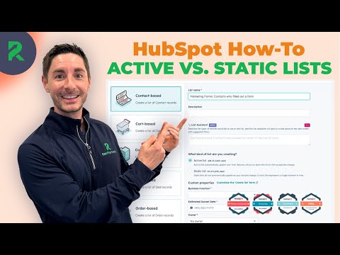 Active vs. Static Lists in HubSpot: What’s the Difference?