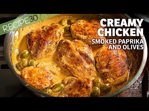 This smoked paprika chicken can be prepared in one pan in no time!