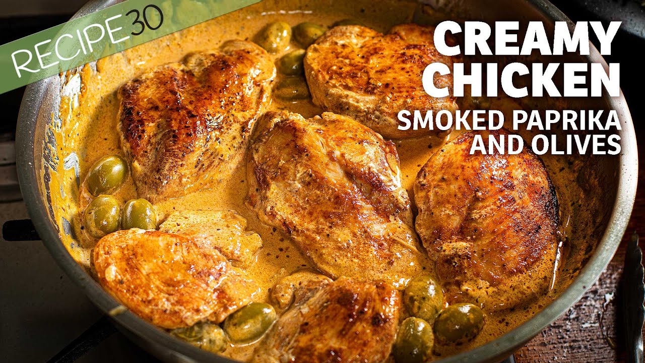 This smoked paprika chicken can be prepared in one pan in no time!