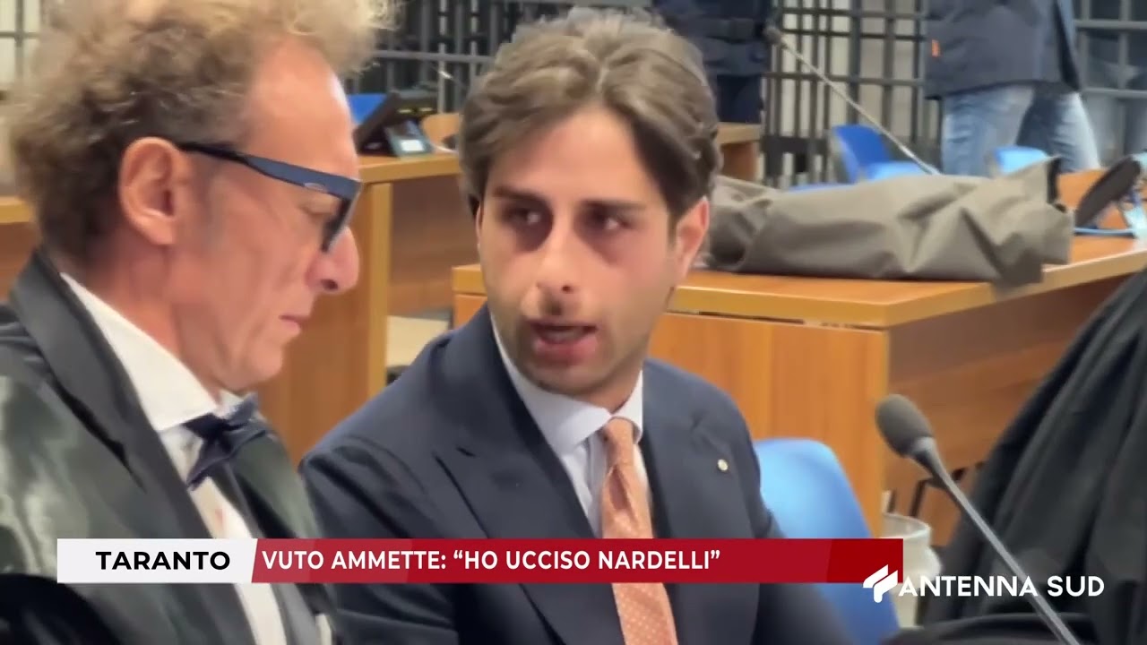 28 NOVEMBRE 2024   TARANTO   VUTO AMMETTE   HO UCCISO NARDELLI