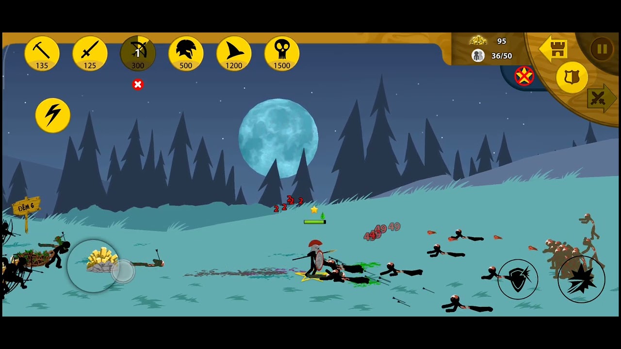 Stick War Legacy: Use archers to get through endless zombies on extreme difficulty 1