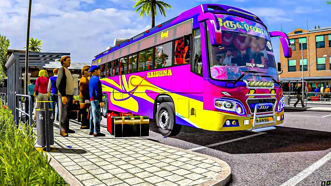 Bus Parking Fail Paseengers Euro Truck Simulator 2