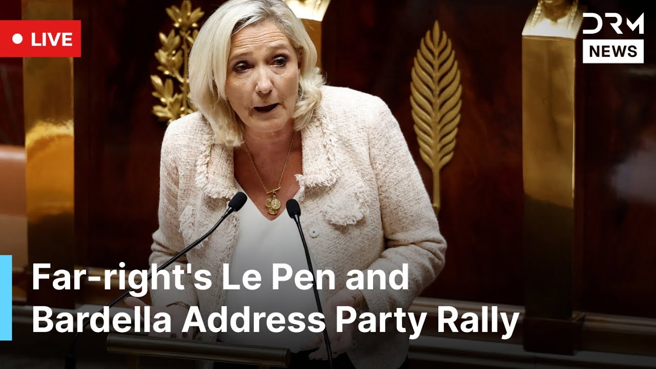 LIVE: French Far-right's Le Pen and Bardella Speak at National Rally Event in Bordeaux | AC1G