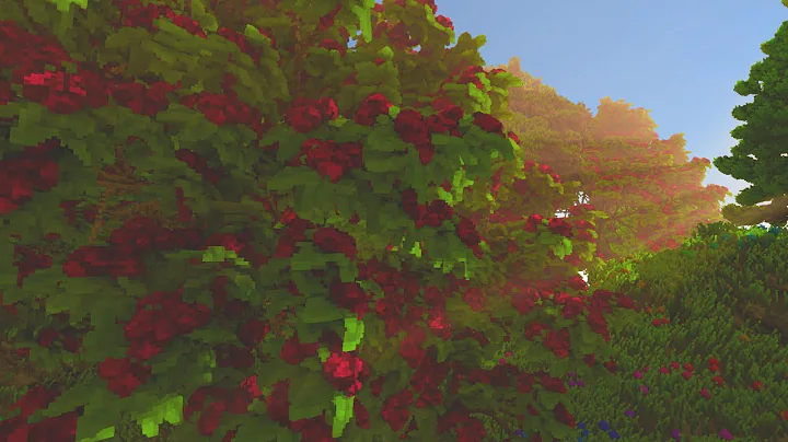 Animated Voxel Trees - Detail Enhancement Preview