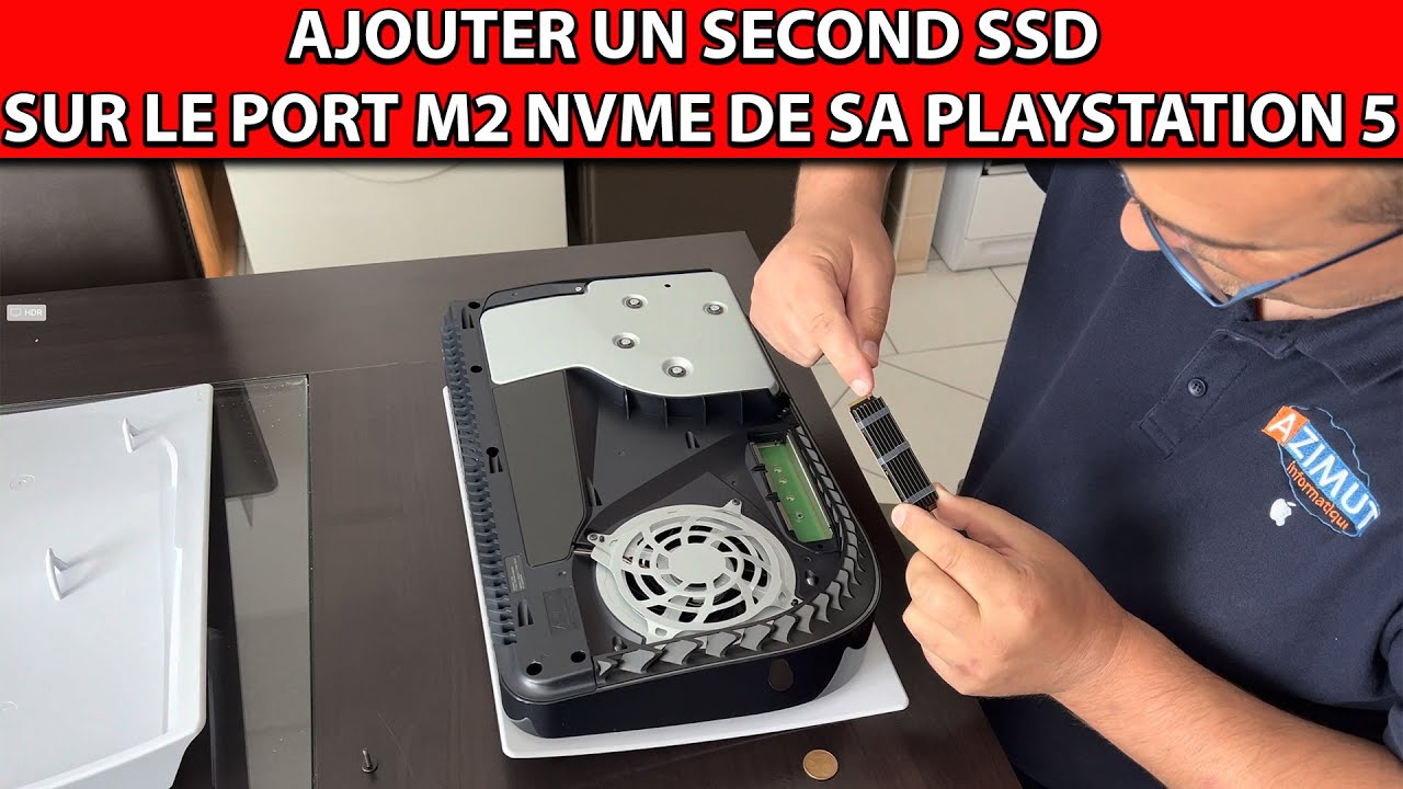 Comment ajouter un disque SSD M.2 à une console PS5 (Suisse)