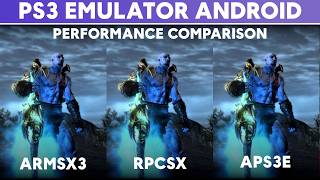 ARMSX3 vs RPCSX vs APS3E | GOD OF WAR III PS3 Emulation Performance Comparison