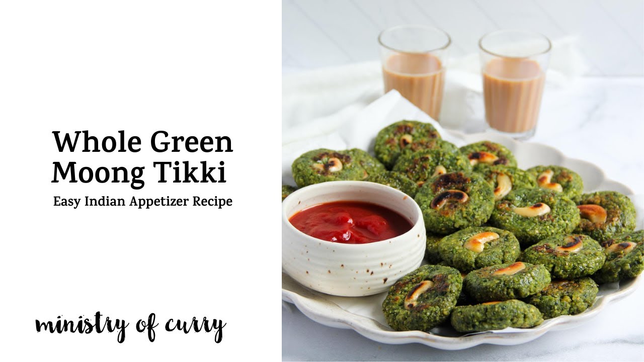 Whole Green Moong Tikki