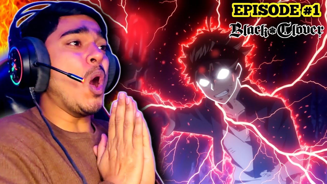 First Time Watching Balck Clover And... | Black Clover Episode 1 Reaction