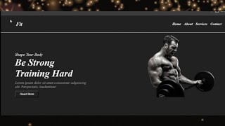 How To Create Gym Website Using HTML & CSS In Hindi | How To Make Website Using HTML & CSS