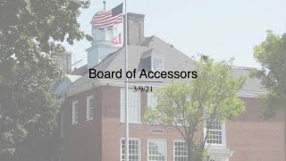 Board of Assessors 3-9-21