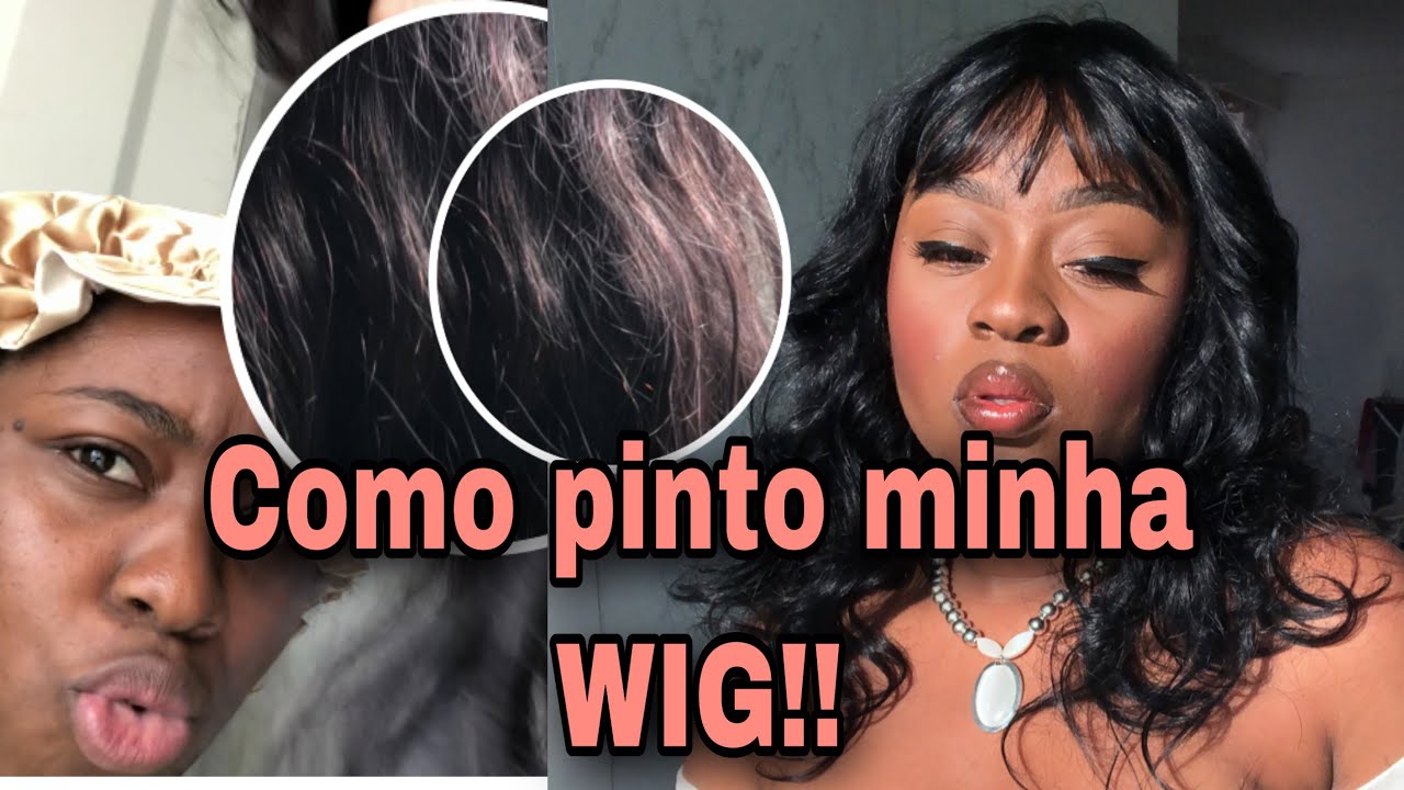 COMO PINTAR WIG/ SEM MISTÉRIO #lace #wig