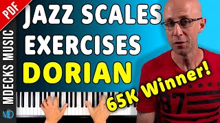 إتقان دوريان: تمرين شامل لعزف سلم الجاز لعازفي البيانو. دروس عزف الجاز على البيانو. screenshot 3