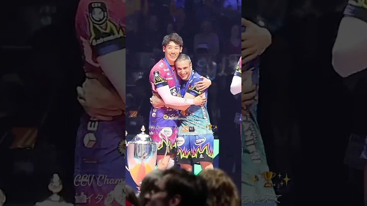 CL2連覇🏆表彰式より😉☆彡石川祐希 選手 #shorts #yukiishikawa #volleyball #perugia #石川祐希
