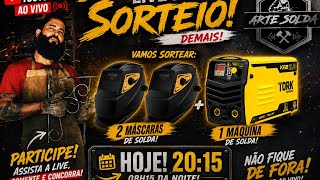 2 máscaras e uma super Kab 3.2 Tork solda