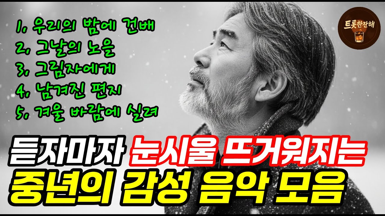 위로가 필요한 날에 꼭 들으세요 | 중년을 울리는 신곡 트로트 BEST 5곡
