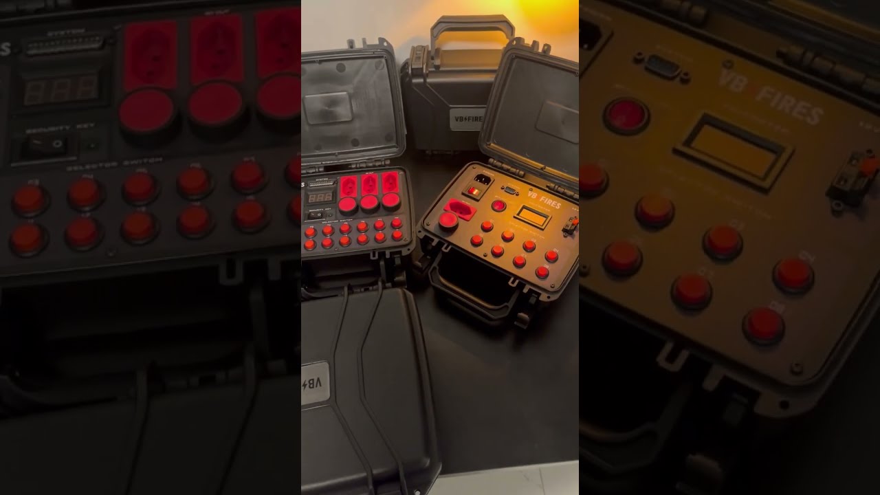 F24C | Sistema Profissional Acionador de Fogos e Efeitos Especiais 24 Canais