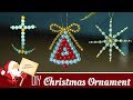 3 DIY Beautiful  Christmas ornaments 2019 | Christmas Decoration ideas | Beads art