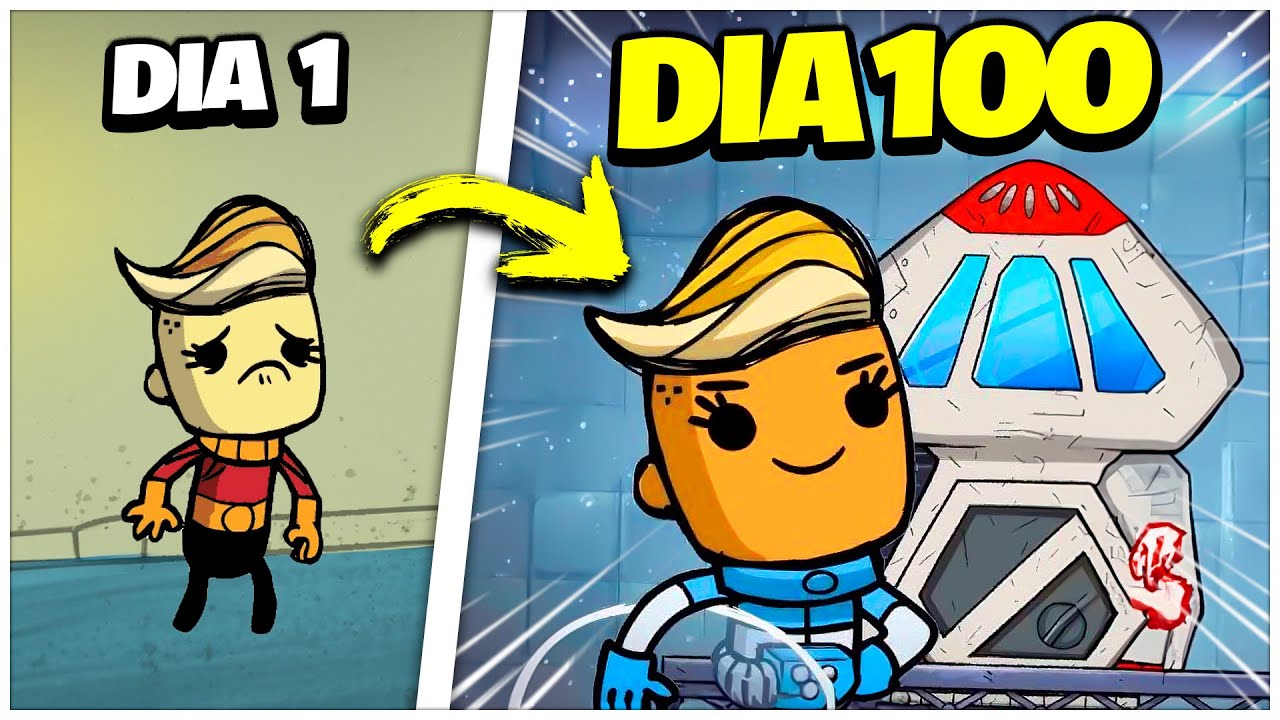 SOBREVIVI 100 DIAS no Oxygen Not Included