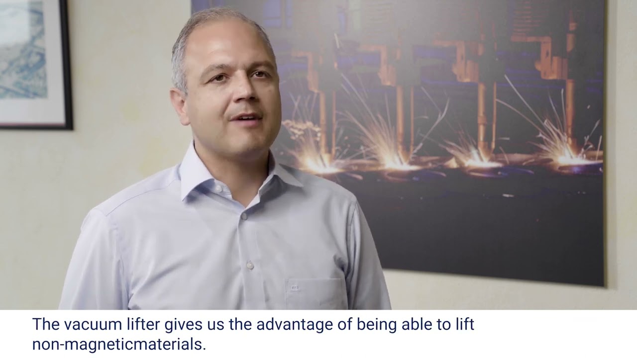 Vacuum lifting technology from AERO-LIFT at KTS GmbH & Co. KG Technologiepark Stahl