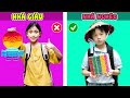 Pop It Nhà Giàu vs Pop IT Nhà Nghèo 💘 Tự Làm Pop It Bằng Bìa Cát Tông 💘 An Bình TV
