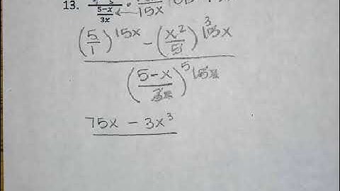 Complex Fractions Part 2