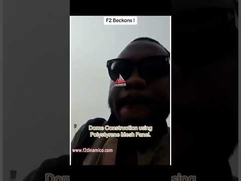 DOME CONSTRUCTION USING POLYSTYRENE MESHED PANEL #wiremeshpanel #domeconstruction #dome #polystyrene