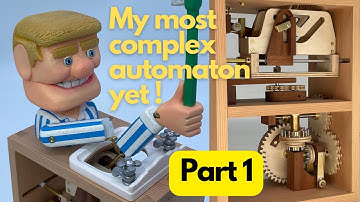 How I make wooden automata - Reach toothbrush - part 1