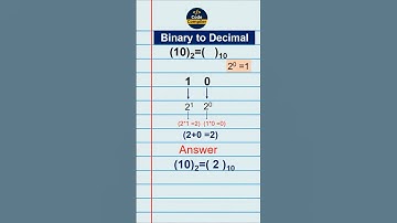 How to find Binary to Decimal -2  #numberconversion #binarynumbers #codecompiler19