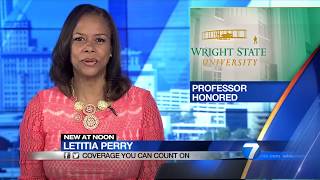 WHIO reports on a Wright State professor honored for her work in psychology