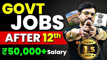 Best High Salary Government Jobs after 12th | Complete Details | Harsh sir @VedantuMath