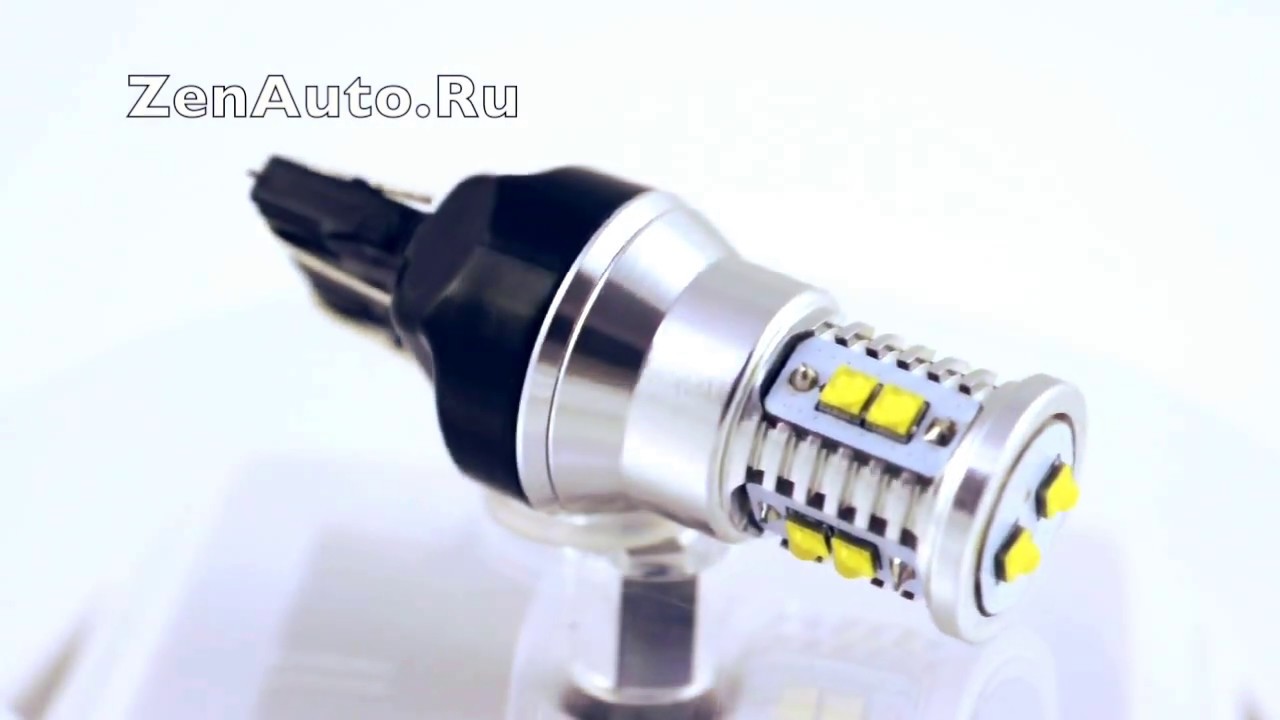 Светодиодная лампа Optima Premium W21 5W OP 7443 MINI CREE XB D CAN 50W 5100k 12 24V белая OP 7443 C
