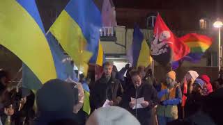 Demonstration on one year of Ukrainian unbreakability ☀️✌🏻🇺🇦 Sweden