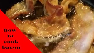 cast iron cooking how to cook Bacon