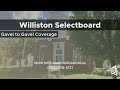 Williston Selectboard - 2/3/2026