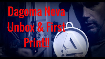 Dagoma Neva Unbox and FIRST PRINT!