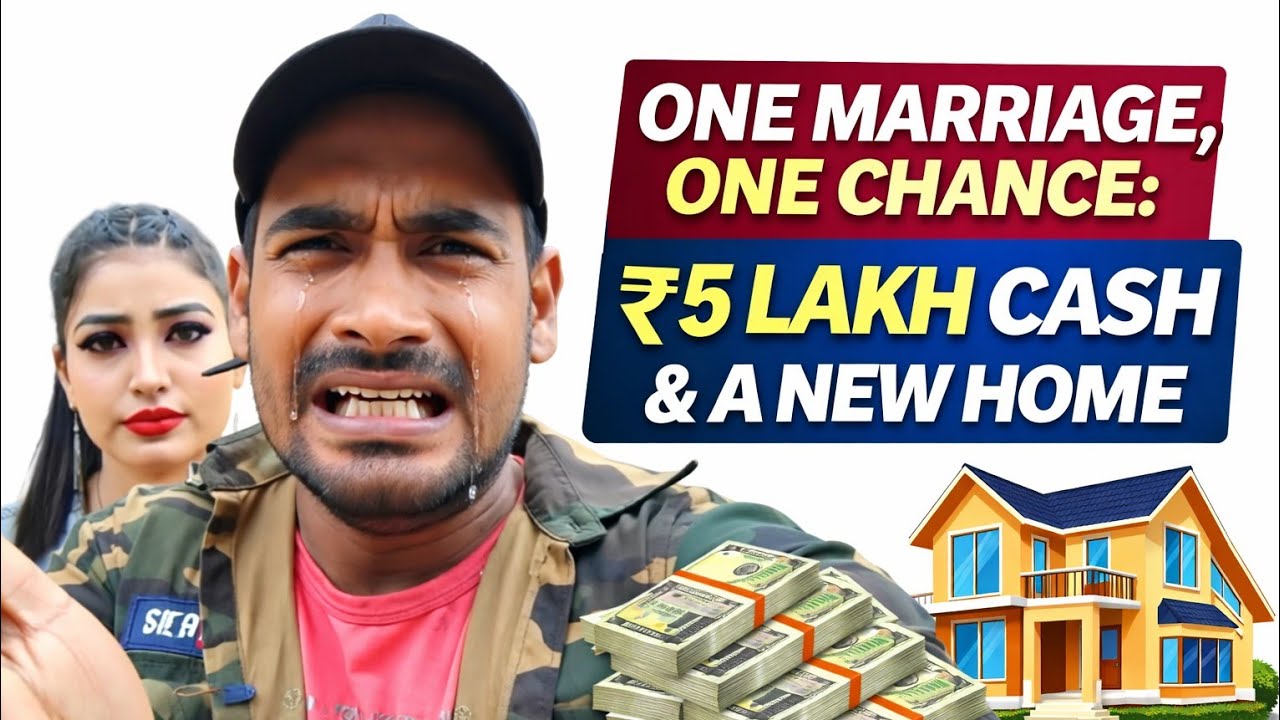  Ladka (final punch line):“Shaadi ke saath 5 lakh cash,aur rehne ke liye sundar sa ghar bhi 