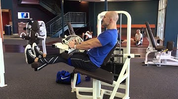 Accentuated Eccentric Seated Hamstring Curl