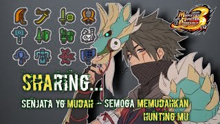 MHP3RD | Rekomendasi jenis senjata untuk mempermudah huntingmu 😀