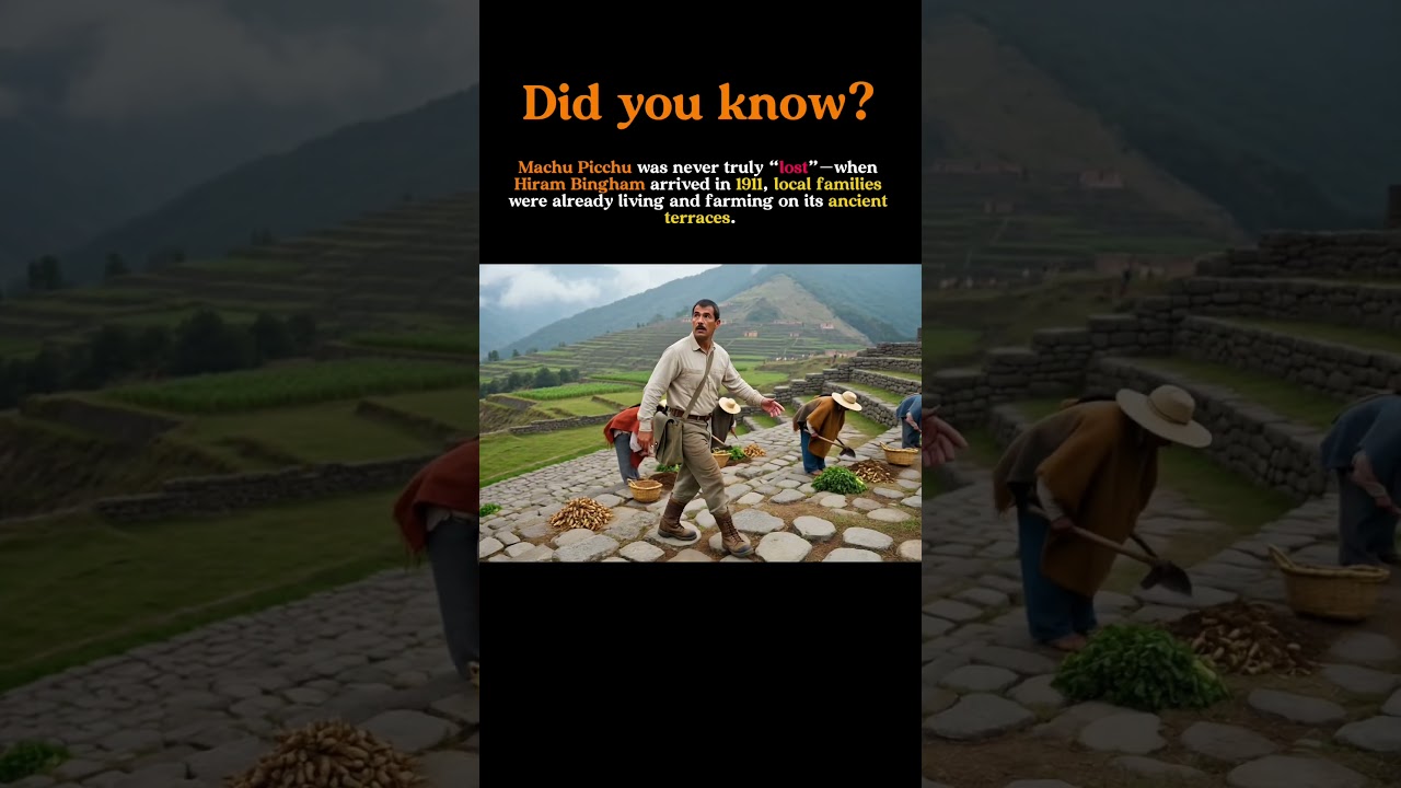 Machu Picchu Was Never Truly “Lost” — Locals Lived There All Along