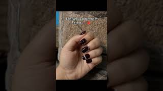 Red wine or vampire red?🍷🦇 #nailart #vampirenails #rednails #trendynails #naildesign #fyp #meesho