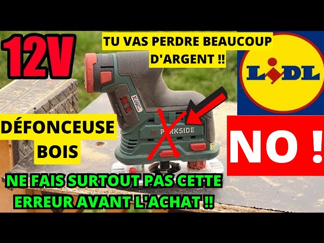 Comment et quel Défonceuse Bois choisir en 2024 ? TOP 3 des meilleurs ! test  essai Parkside LIDL ??? 